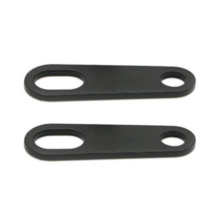 1 par Motorcykel Blinkers Omplaceringsfäste Metall Indikatorlampa Montering Gaffelklämma Motorcykeltillbehör