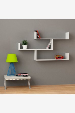 Homitis - Væghylde Tibet - Hvid - Væghylder - Fra Homeroom