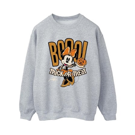 Disney Dam/Damer Boo Minnie Mouse Sweatshirt XXL Sportgrå