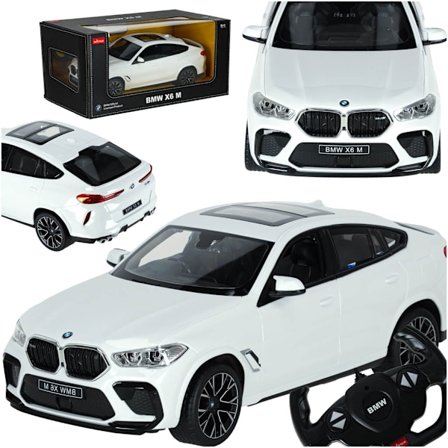 RC bil 1:14 BMW X6 M hvid