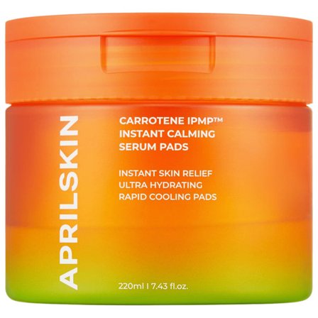 APRILSKIN - Carrotene IPMP Instant Calming Serum Pads, 80 st lugnande ansiktspads