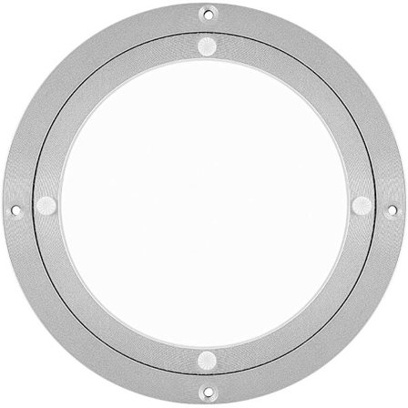 8 tommers aluminiums Lazy Susan dreieskive ring, metall
