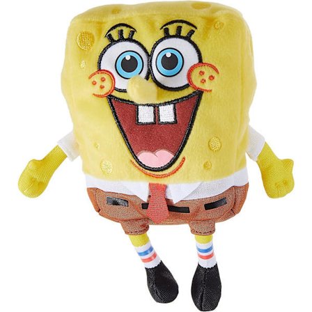 Spongebob Spongebob Bean Plush - Spongebob Plysch Basic, Alder 3 og oppover, Fra Just Play