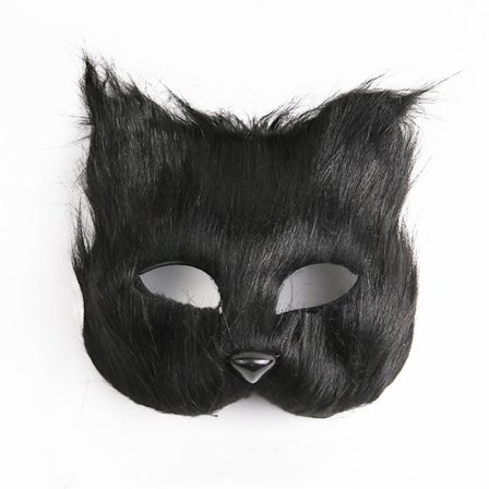 Katt Räv Mask Päls Räv Mask Ögonmask Djur Cosplay Kostym Maskerad Vuxna Karneval Halloween Mask Festrekvisita[GKS]