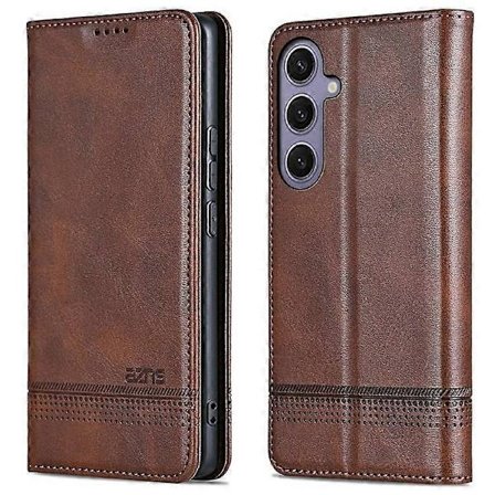 AZNS Kompatibel med Samsung Galaxy A56 5G Etui, Koskind Tekstur PU Læder Wallet Telefon Cover