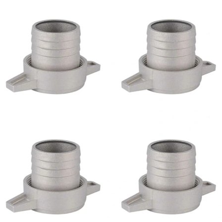 4x Vannpumpekoblinger 2 Tommers Aluminiumsrør Koblingsnøkkel Med Gummitetning Pumpekontakt Pi