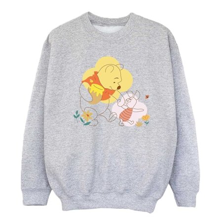 Disney Girls Winnie The Pooh Piglet Sweatshirt 7-8 År Sport