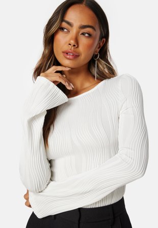 Madeleine Bitici X Bubbleroom Madeleine Structure Top White Klær