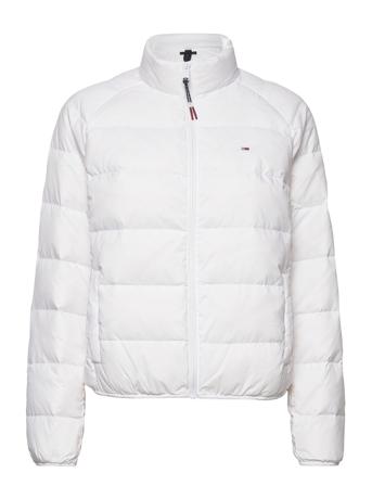 Tjw Light Down Jacket Vuorillinen Takki Topattu Takki Valkoinen Tommy Jeans