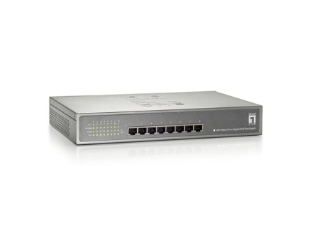 LEVELONE Switch 8x GE GEP-0822 PoE+