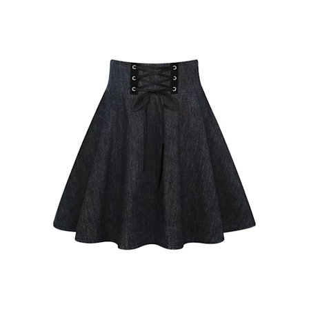 Goottilaiset raidalliset minimekot naisille, lyhyet korkeavyötäröiset raidalliset hameet