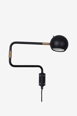 CO Bankeryd - Seinävalaisin YES! 62 cm - Musta - Seinävalaisimet - - Homeroom