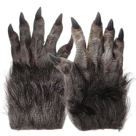 Vinterhansker Varulv Hender Varulv Rekvisitt Halloween Ulveklo Håndklær Ulvekostyme