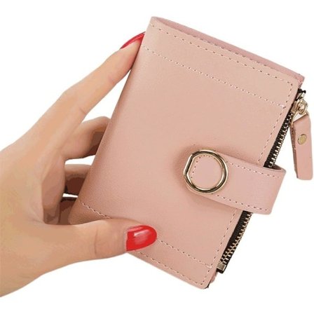 Lyhyt Naisten Lompakko, Söötti Pieni Naisten Lompakko, Nahkainen Ohut Naisten Lompakko