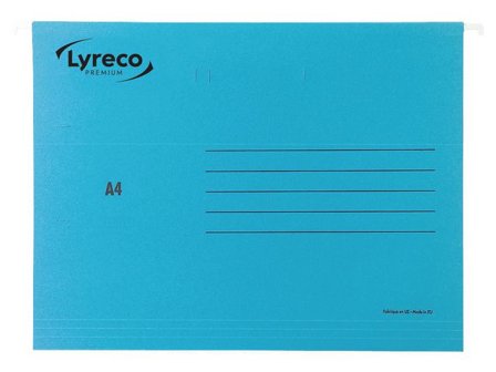 LYRECO PREMIUM Hängmapp A4 blå 25/fp - Lyreco - Kontorsmaterial - Mappar och plastfickor - Hängmappar
