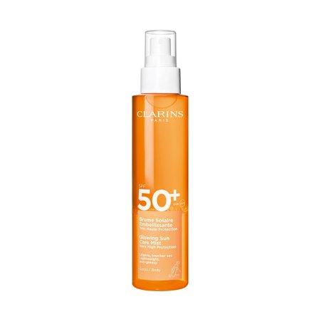 Clarins Spray Solare Illuminante SPF50+ 150ml - Spray solare corpo alta prot.