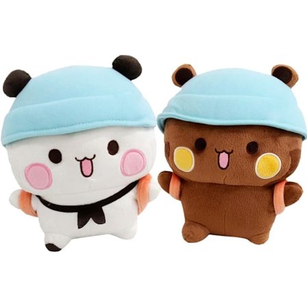 Bubu och Dudu Plysch, 2 st Bubu och Dudu Plysch Björn och Panda, Bubu och Dudu Plyschleksak, Plyschleksak för Barn