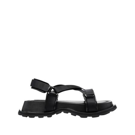 Jil Sander, Sandals Czarny, Mężczyzna, Rozmiar: 39 EU