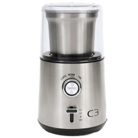 C3 Kahvimylly, ruostumaton teräs