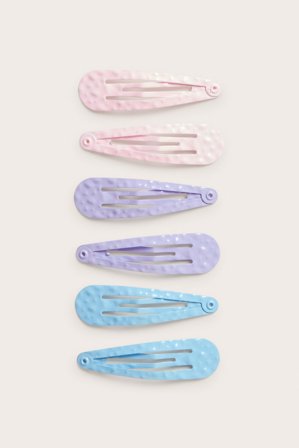 Kappahl | Spinki do włosów, 6-pak Różowy ONE SIZE | Różowy