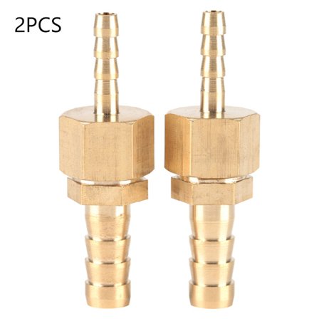 2st 4--6mm Mässingskoppling Slangnippel Reducerande Plug Connector
