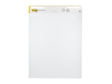 POST-IT Super Sticky blädderblock för staffli, 559, 635 x 775 mm, 30 blad, vitt - Lyreco - Kontorsmöbler och inredning - Blädderblock och ställ - 