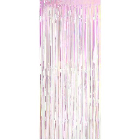 Sateenkaarihapsuverho taustaksi - Juhlaverho - Häät - Merenneito Yksisarvinen Teema - 1m x 2m