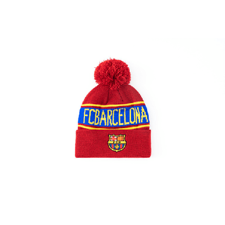 Gos- Fotballhette Club Warm Hat Barcelona rød