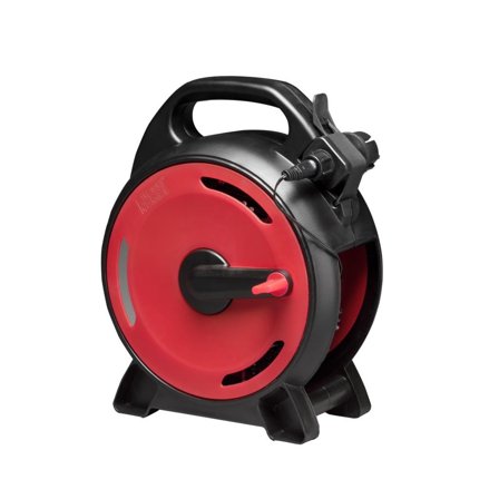 Konstsmide 3844-800 Kabeltrommel amber klynge, svart kabel 8,78 m, Belysning