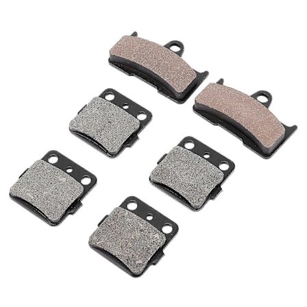 6st Fram & Bak Bromsbelägg För Yamaha Grizzly 660 4x4 Yfm660f 02-08