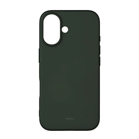 Onsala Mobilskal till iPhone 16 Silikon - Olivgrön