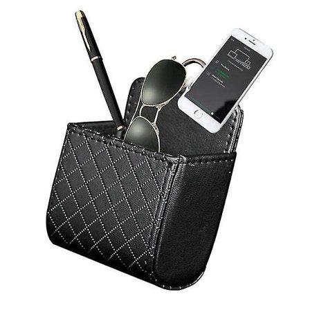 Liten oppbevaringspose for bilens luftventil - Svart Svart Hy