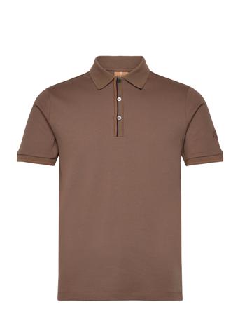 Mmgharvey Polo Ss Tee Tops Polos Short-sleeved Brown Mos Mosh Gallery