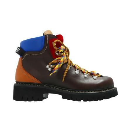 Dsquared2 Leather high-top sneakers , Bruin , Heren , Maat: 42 EU