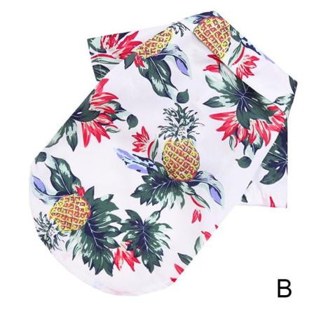 Xuejian Mjuk Andas Sällskapsdjur Hawaiiansk Skjorta Hundmode T-shirts
