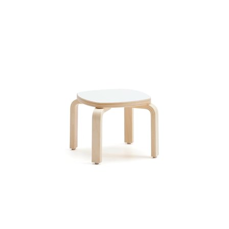 Children's stool VIDE, white laminate, H 260 mm