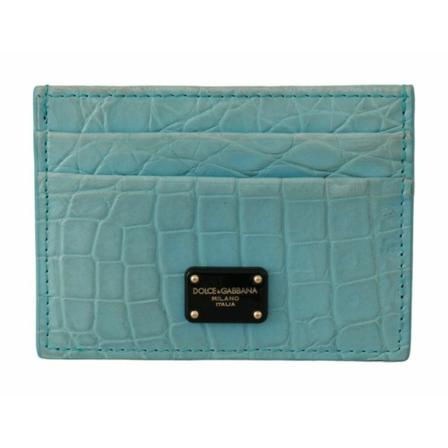Dolce & Gabbana Wallets Cardholders Blå, Dame Punge og Kortholder, Størrelse: ONE Size