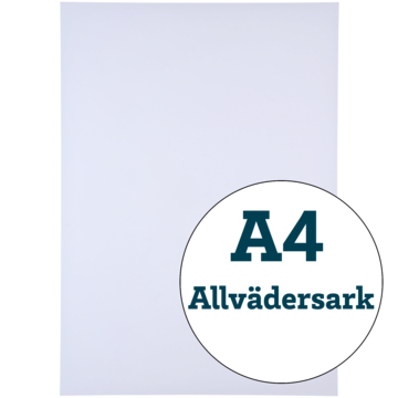 ALLVÆRSARK A4 HVIT 165G