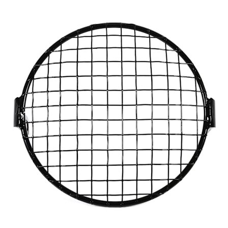 6,3 tommer Retro Motorcykel Grill Sidemonteret Forlygte Lampe Beskyttelse Cafe Racer