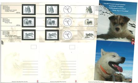 Grønland - Slædehunde - Souvenirmappe