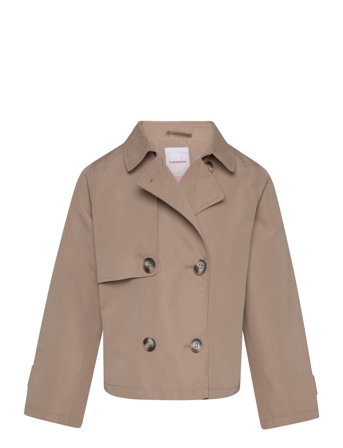 Vmzoa Trenchcoat Girl Skaljakke Outdoorjakke Beige Vero Moda Girl