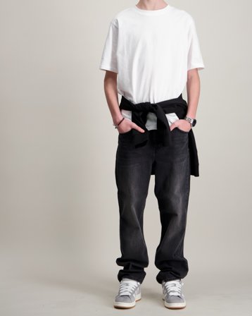 ONLY & SONS JUNIOR OSJEDGE STRAIGHT WB 2784 PIM DNM Noir Jeans Garçon - Kids Brand Store