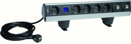 Hager G7069ELN Bordsmodul 5 uttag och datauttag, Installationsmaterial