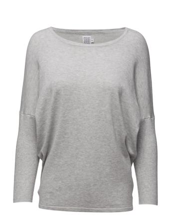 A2561, Milasz R-Neck Pullover Pullover Grå Saint Tropez