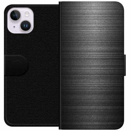 Apple Iphone 14 Plus Plånboksfodral Brushed Metal