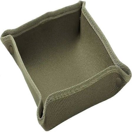 25 x 25 cm Kangasleirintävarastoalusta, Ulkoleirintä Tarjoilualusta, Taitettava Kangasvarastolevy Astioille, Pienille Työkaluille