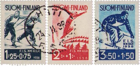Finland 1938 - MICHEL 208-210 - Stemplet