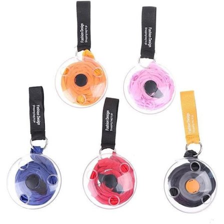 Ultra-lille, bærbar, foldbar, teleskopisk lille disk-indkøbstaske