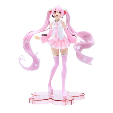 Hatsune Miku Anime Toimintahahmo Lelut Sakura Miku Pupunkorvat Miku Pitkät Hiukset Letit Miku Keräiltävä PVC Malli Patsas Hahmo Nuket Lelut Fanien 