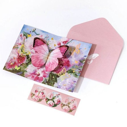 Perhoskortit 3D Perhoskortti 5 5